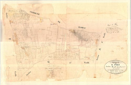 Saint-Fort-sur-Gironde - Section G1 dite de la Brizardrie.
