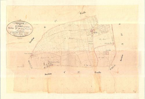 Saint-Fort-sur-Gironde - Section G2 dite de la Brizardrie.