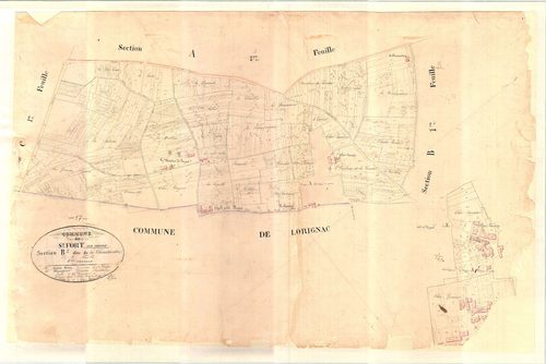 Saint-Fort-sur-Gironde - Section B2 dite de la Chautardrie.