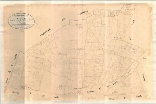 Saint-Fort-sur-Gironde - Section C1 dite du Bourg.