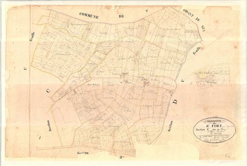 Saint-Fort-sur-Gironde - Section C2 dite du Bourg.
