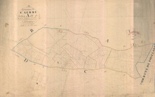 Sainte-Gemme - Section A1 dite de la Beau Pinain.