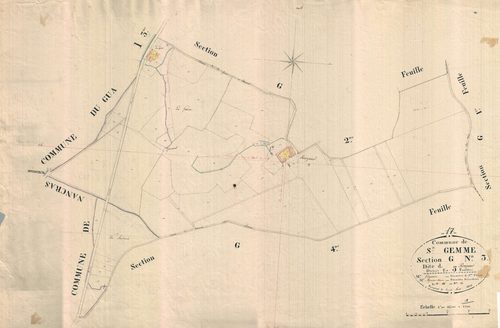 Sainte-Gemme - Section G3 dite de Pouzort.