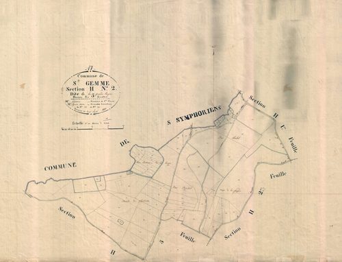 Sainte-Gemme - Section H2 dite de la Grande Vergne.