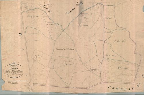 Sainte-Gemme - Section J1 dite de Saint-Thomas.