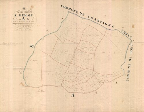 Sainte-Gemme - Section A2 dite de la Beau Pinain.