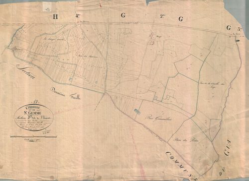 Sainte-Gemme - Section J3 dite de Saint-Thomas.