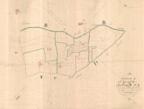 Sainte-Gemme - Section B2 dite du treuil Bonin.