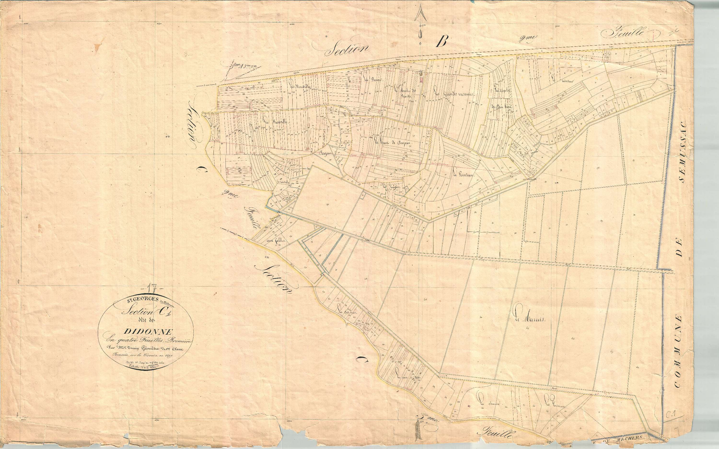 Saint-Georges-de-Didonne - Section C1 dite de Didonne.