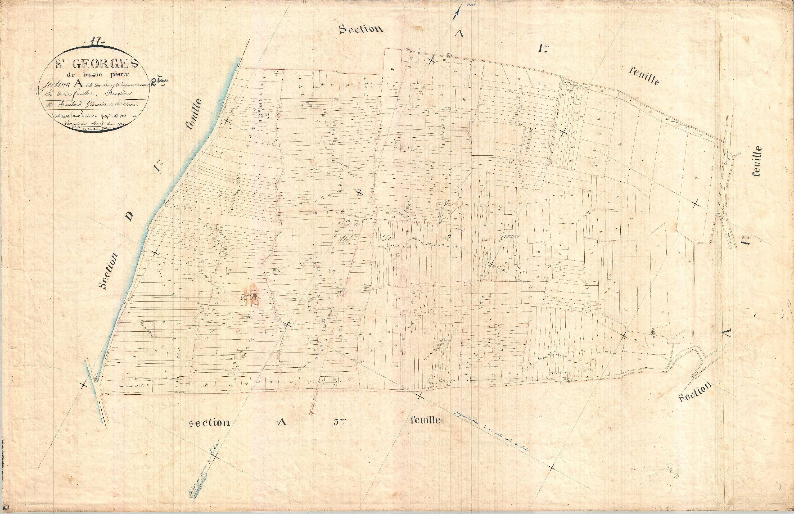 Saint-Georges-de-Longuepierre - Section A2 dite du Bourg.