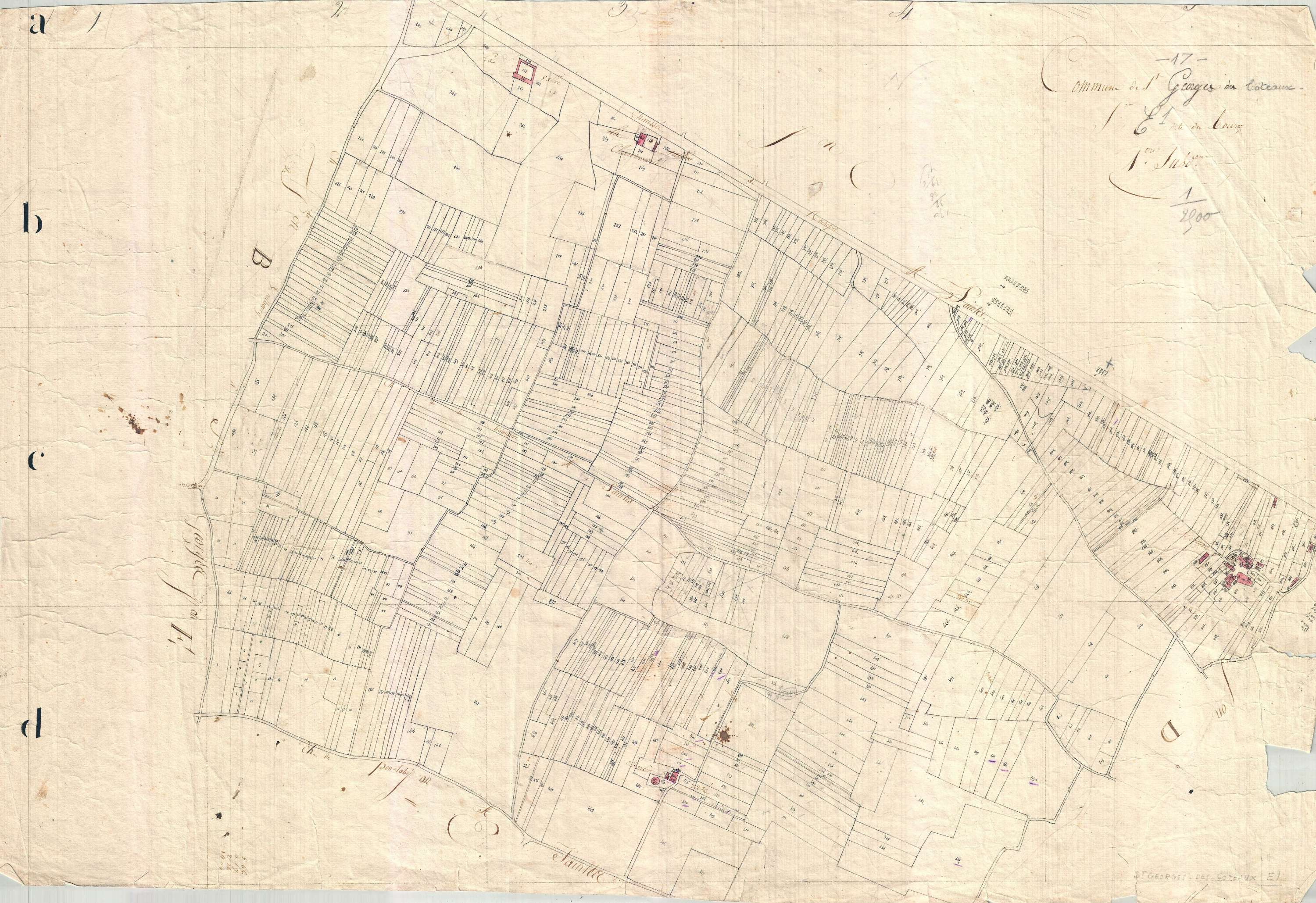 Saint-Georges-des-Coteaux - Section E1 (sans nom).