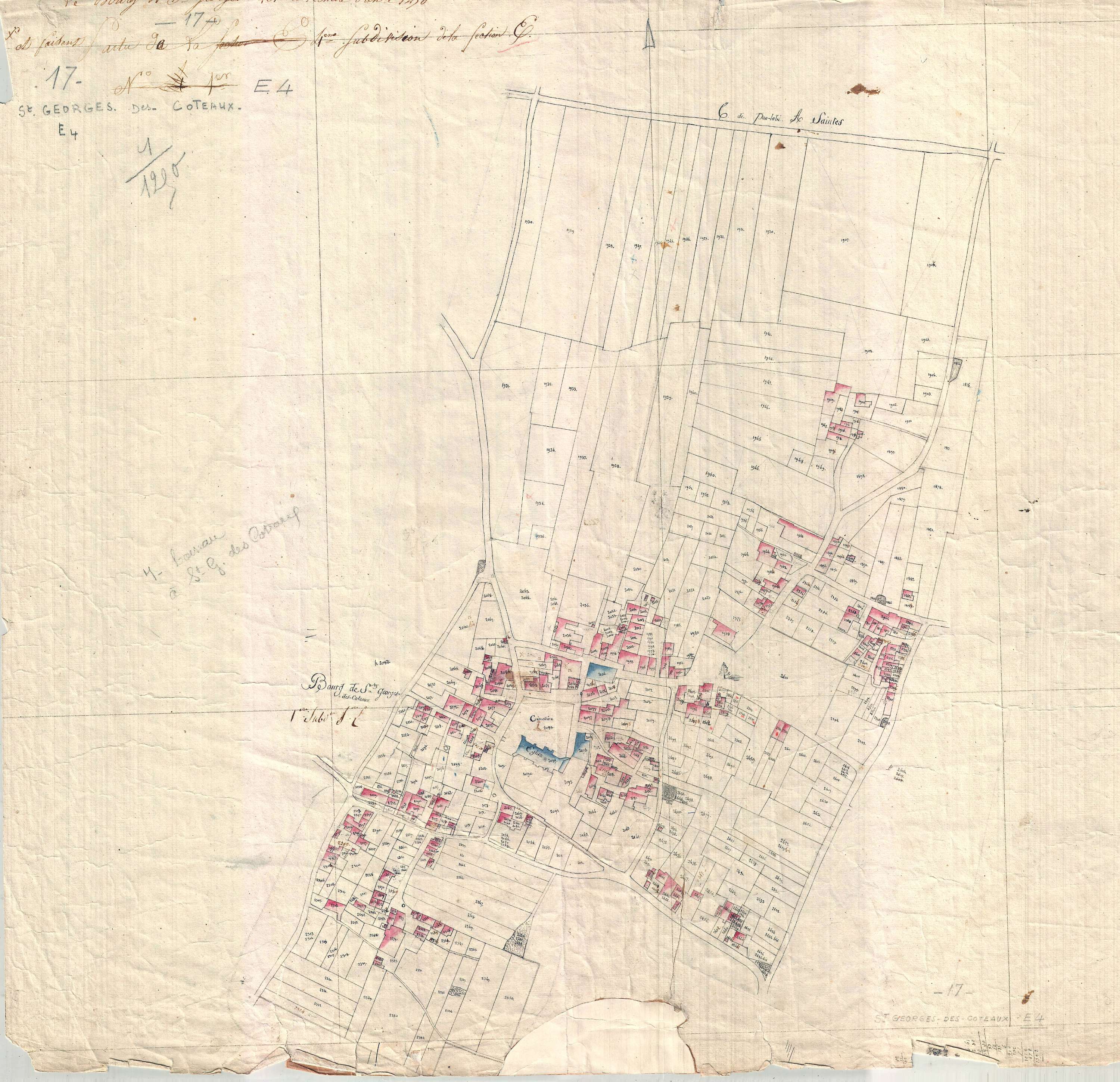 Saint-Georges-des-Coteaux - Section E4 (sans nom).