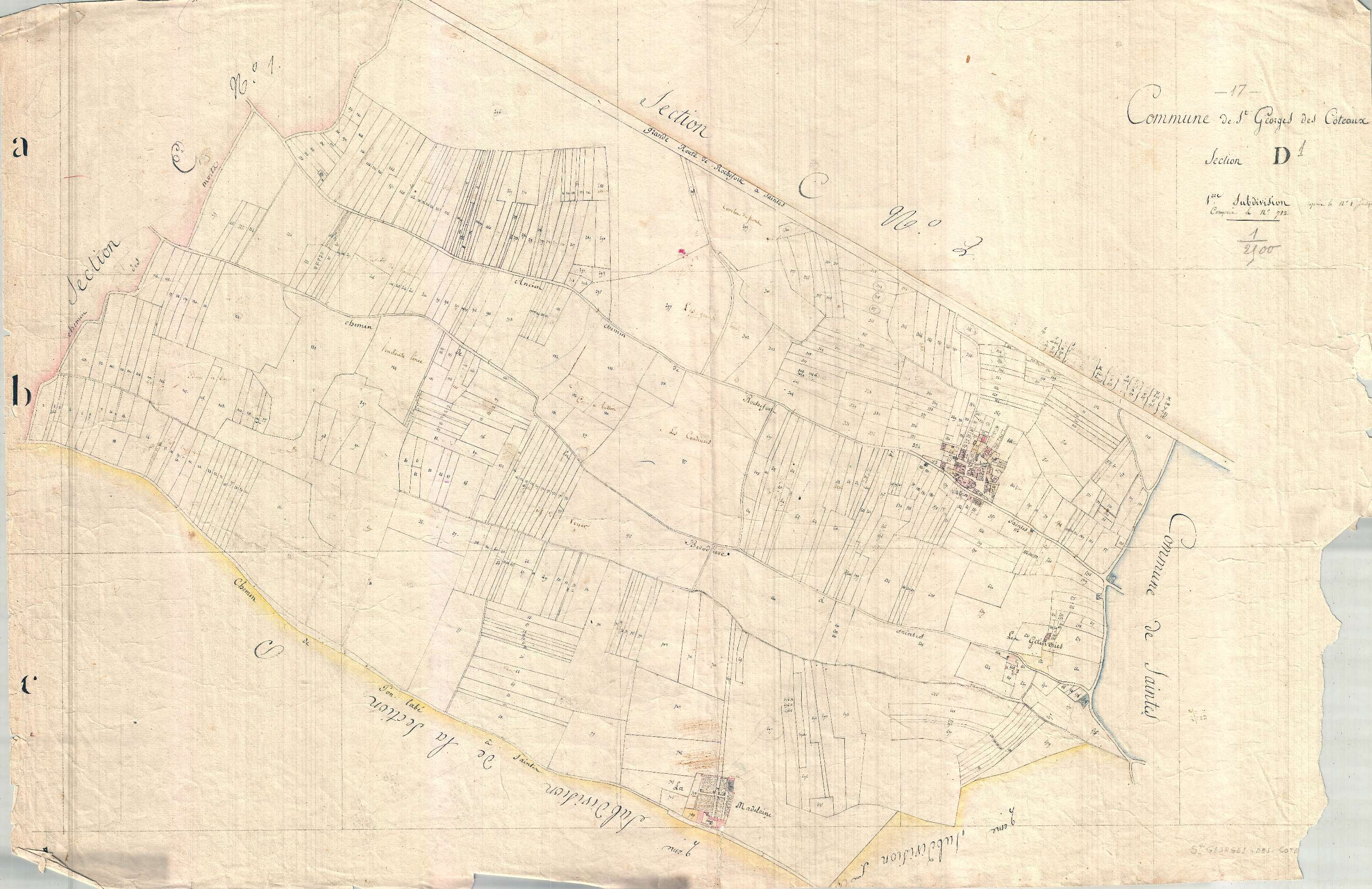 Saint-Georges-des-Coteaux - Section D1 (sans nom).