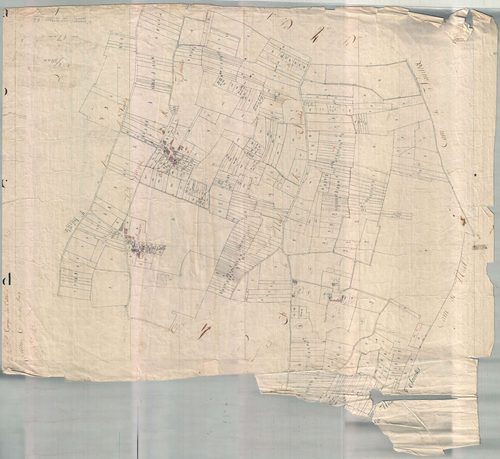 Saint-Georges-des-Coteaux - Section E2 (sans nom). [document en très mauvais état]