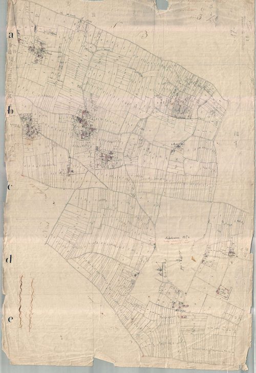 Saint-Georges-des-Coteaux - Section E3 (sans nom). [document en très mauvais état]