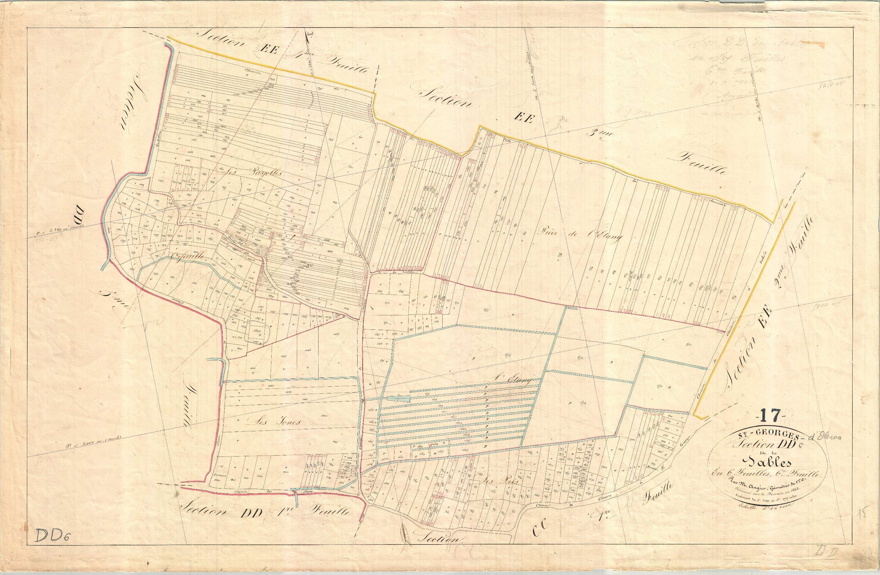 Saint-Georges-d'Oléron - Section DD6 dite des Sables.