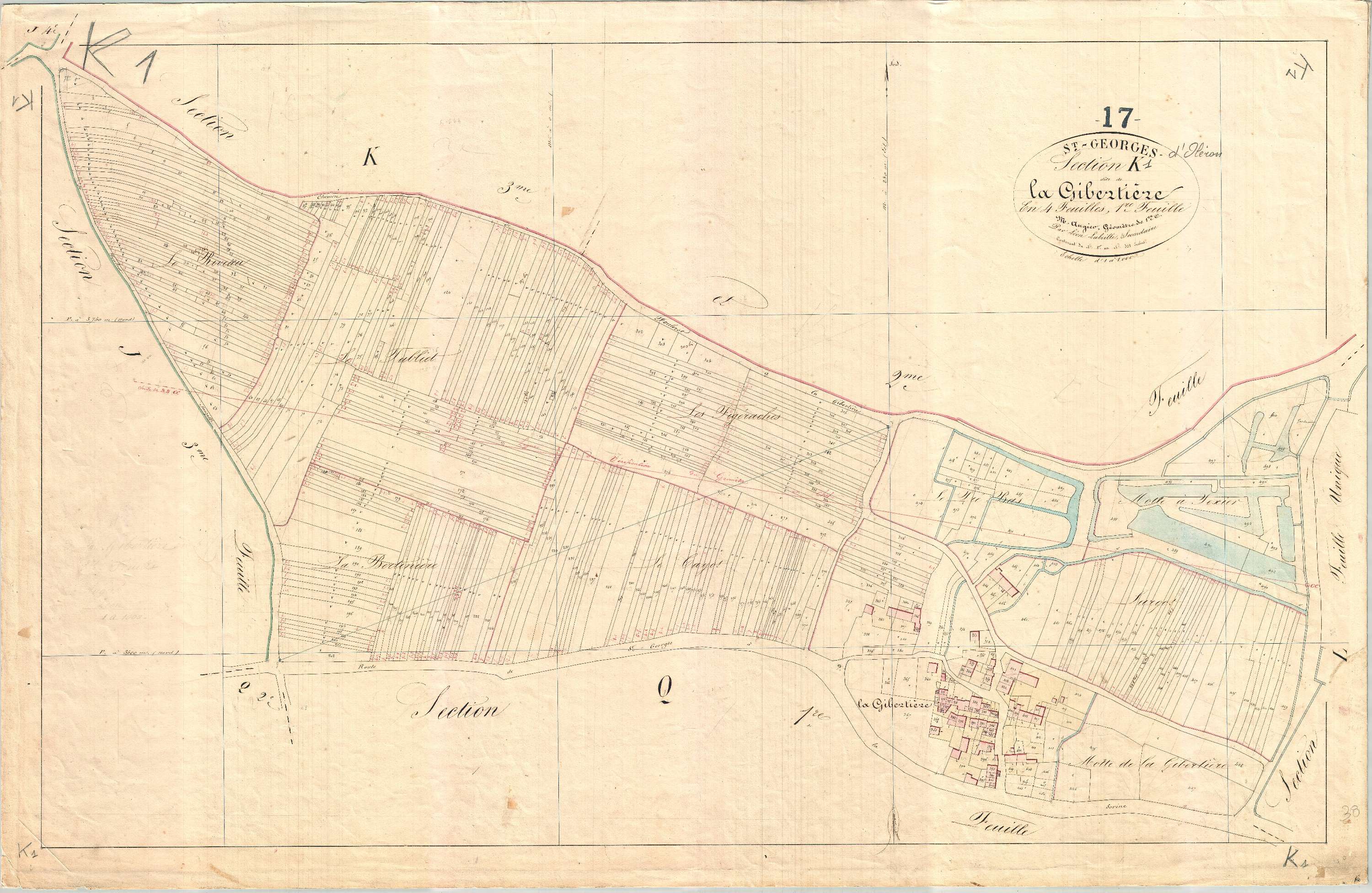 Saint-Georges-d'Oléron - Section K1dite de la Gibertière.