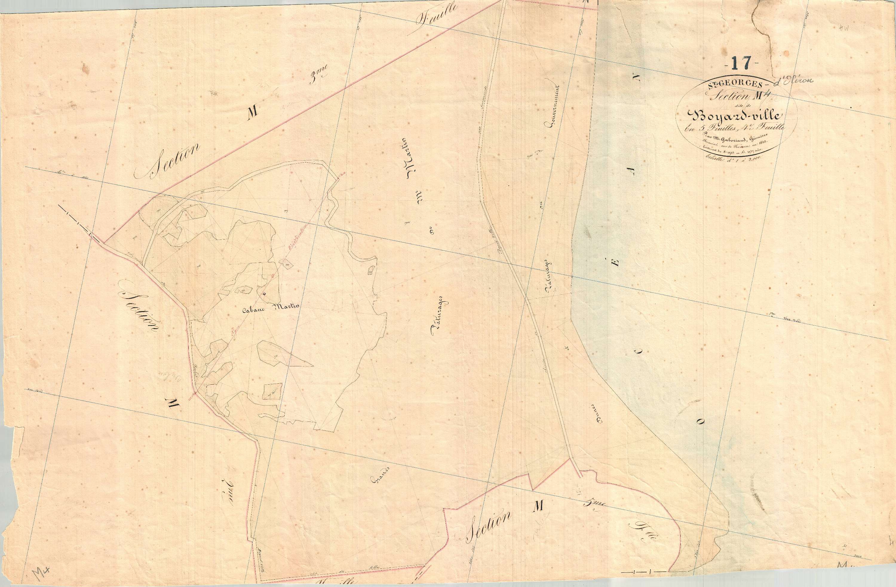 Saint-Georges-d'Oléron - Section M4 dite de Boyardville.