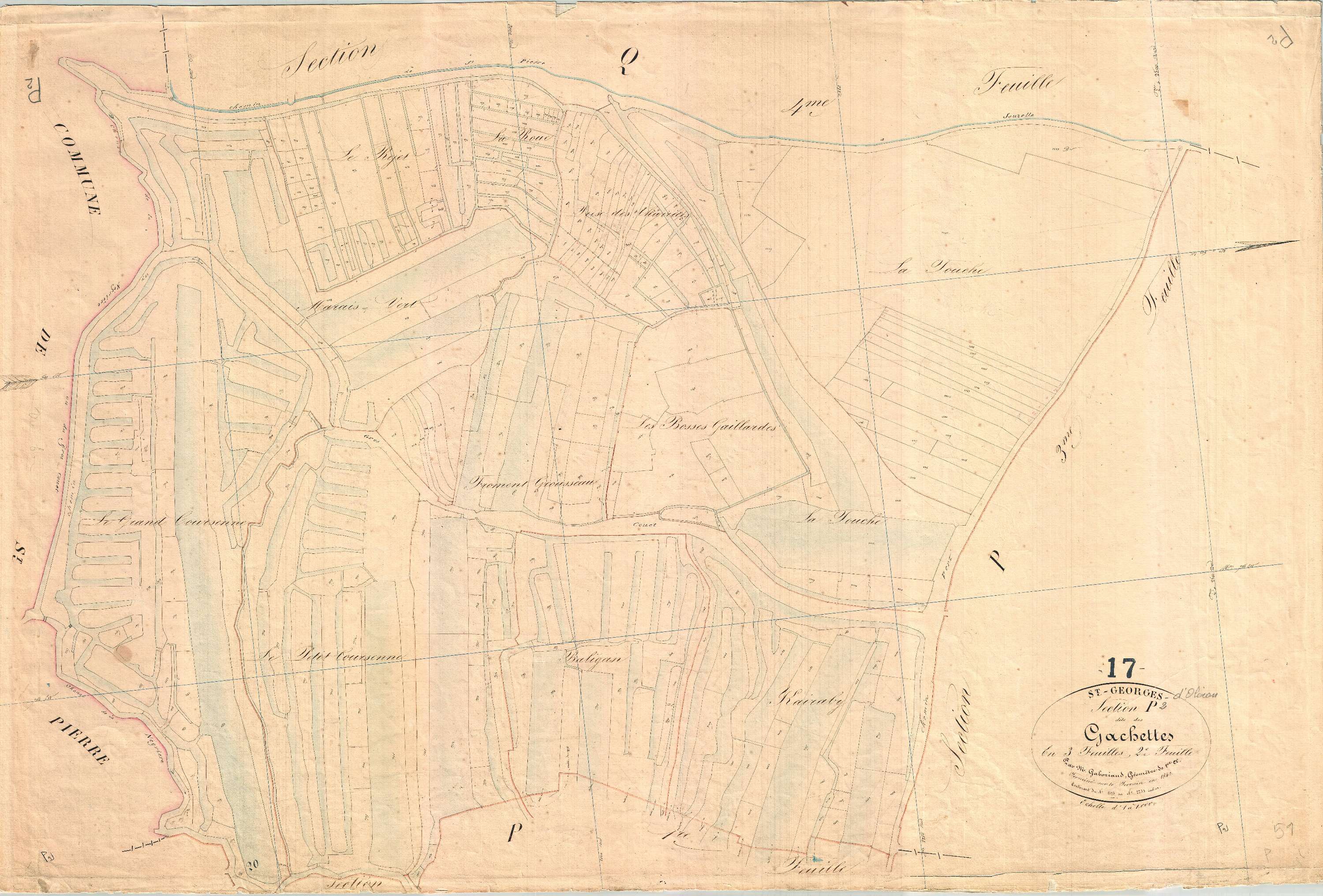 Saint-Georges-d'Oléron - Section P2 dite des Gachettes.
