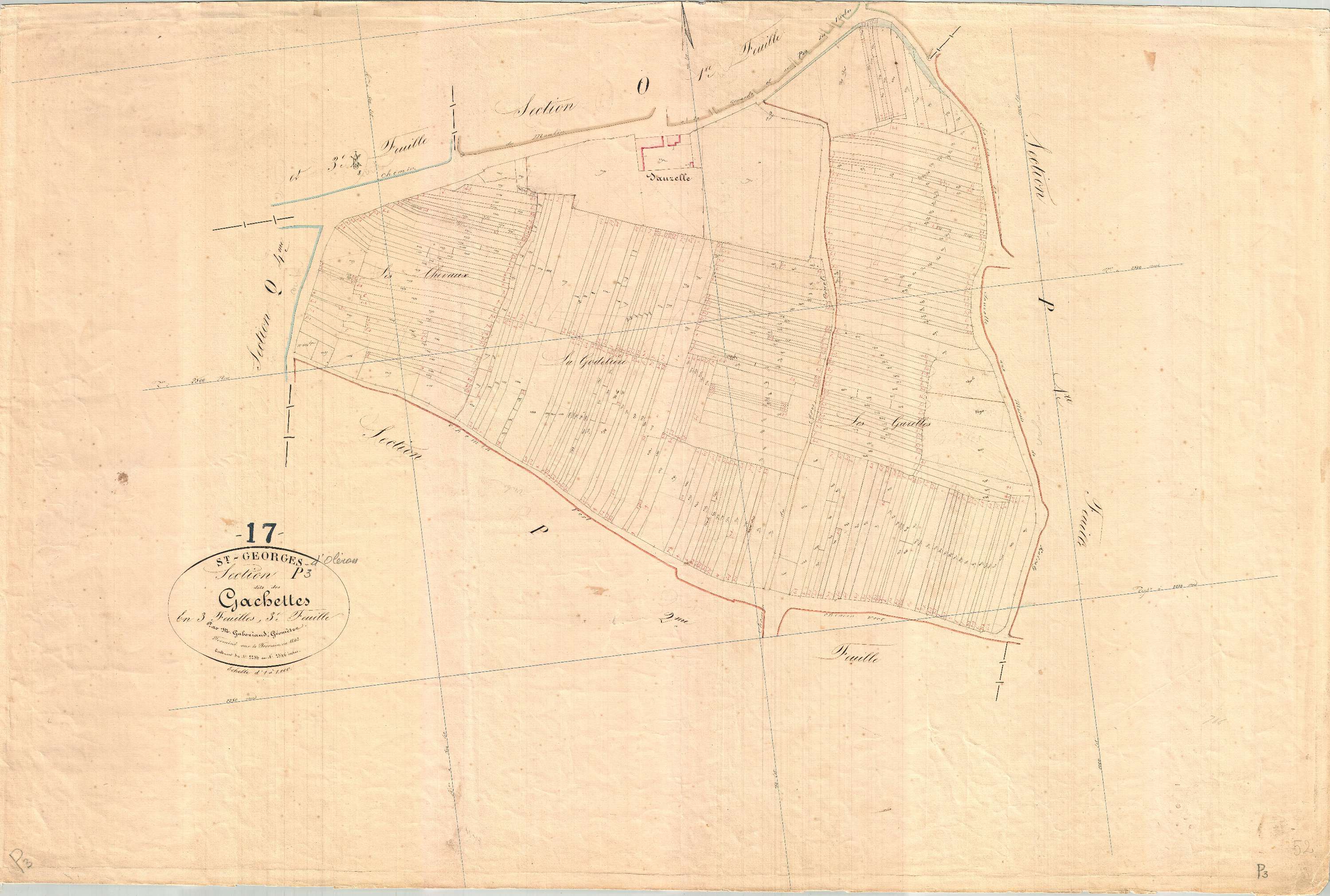 Saint-Georges-d'Oléron - Section P3 dite des Gachettes.