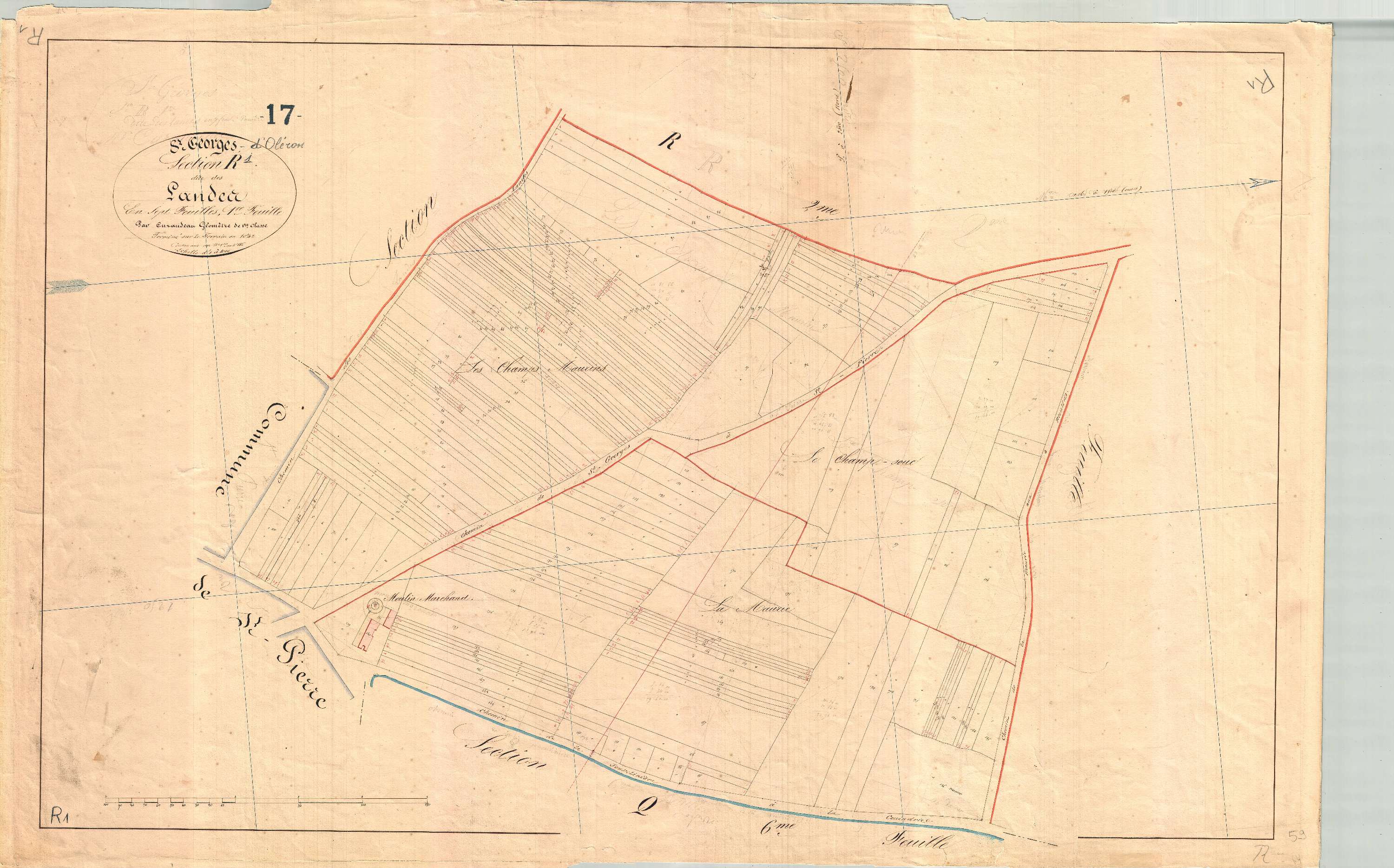 Saint-Georges-d'Oléron - Section R1 dite des Landes.
