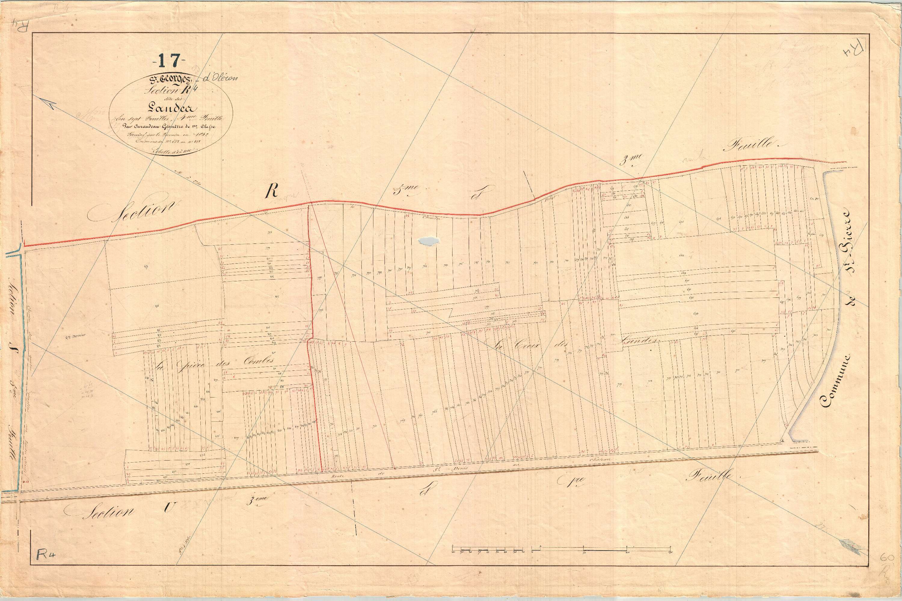 Saint-Georges-d'Oléron - Section R2 dite des Landes.
