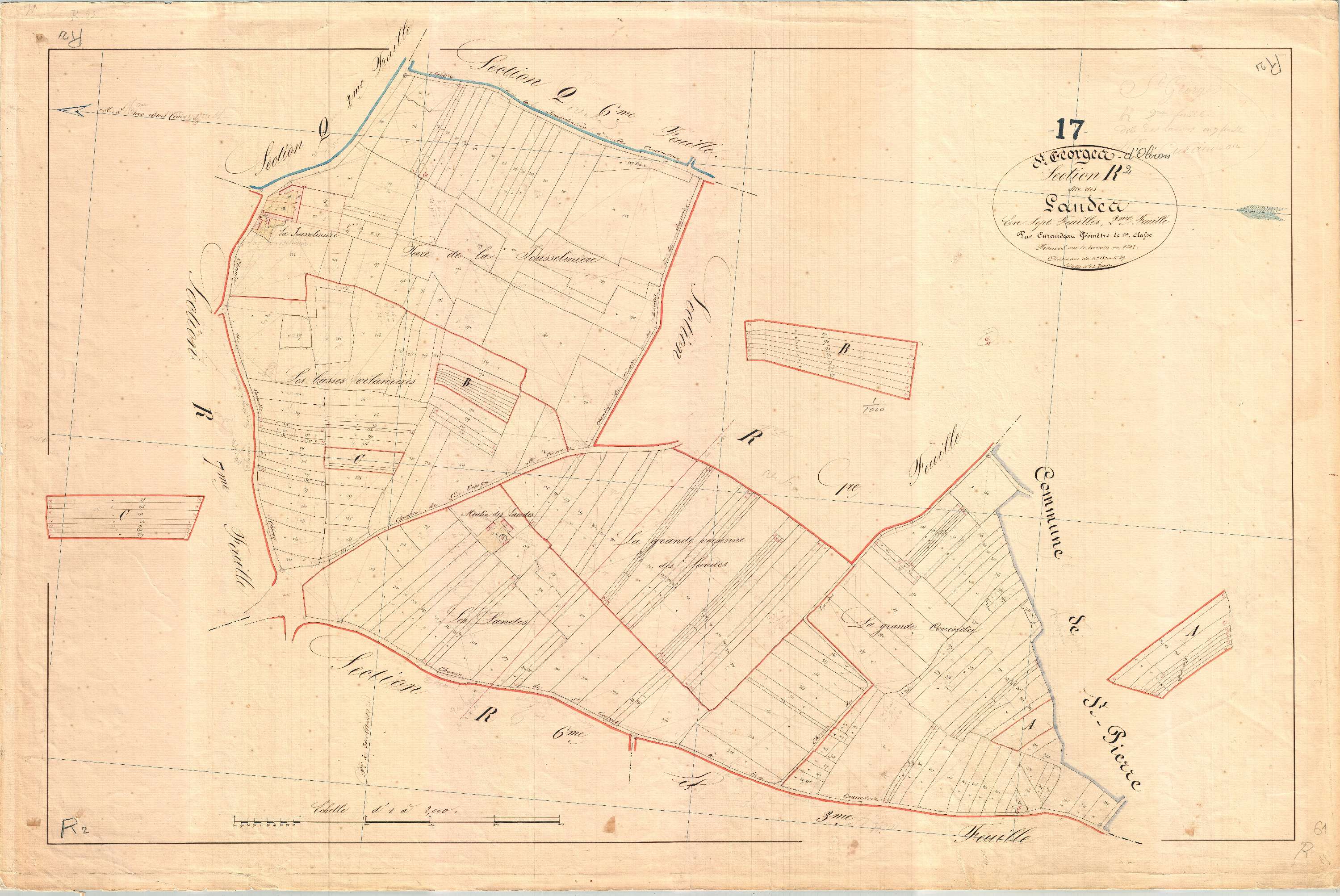 Saint-Georges-d'Oléron - Section R3 dite des Landes.