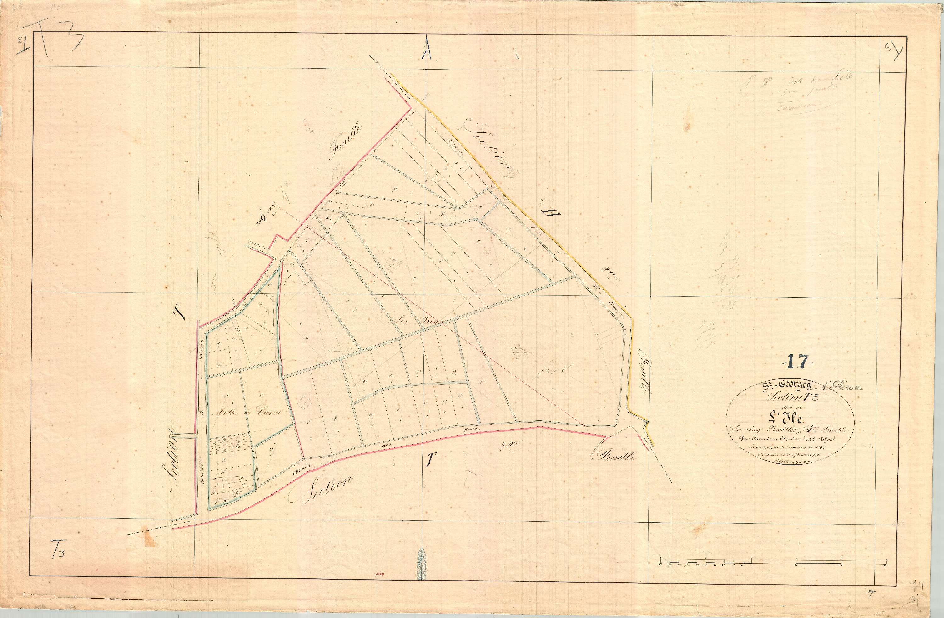 Saint-Georges-d'Oléron - Section T3 dite de l'Ile.