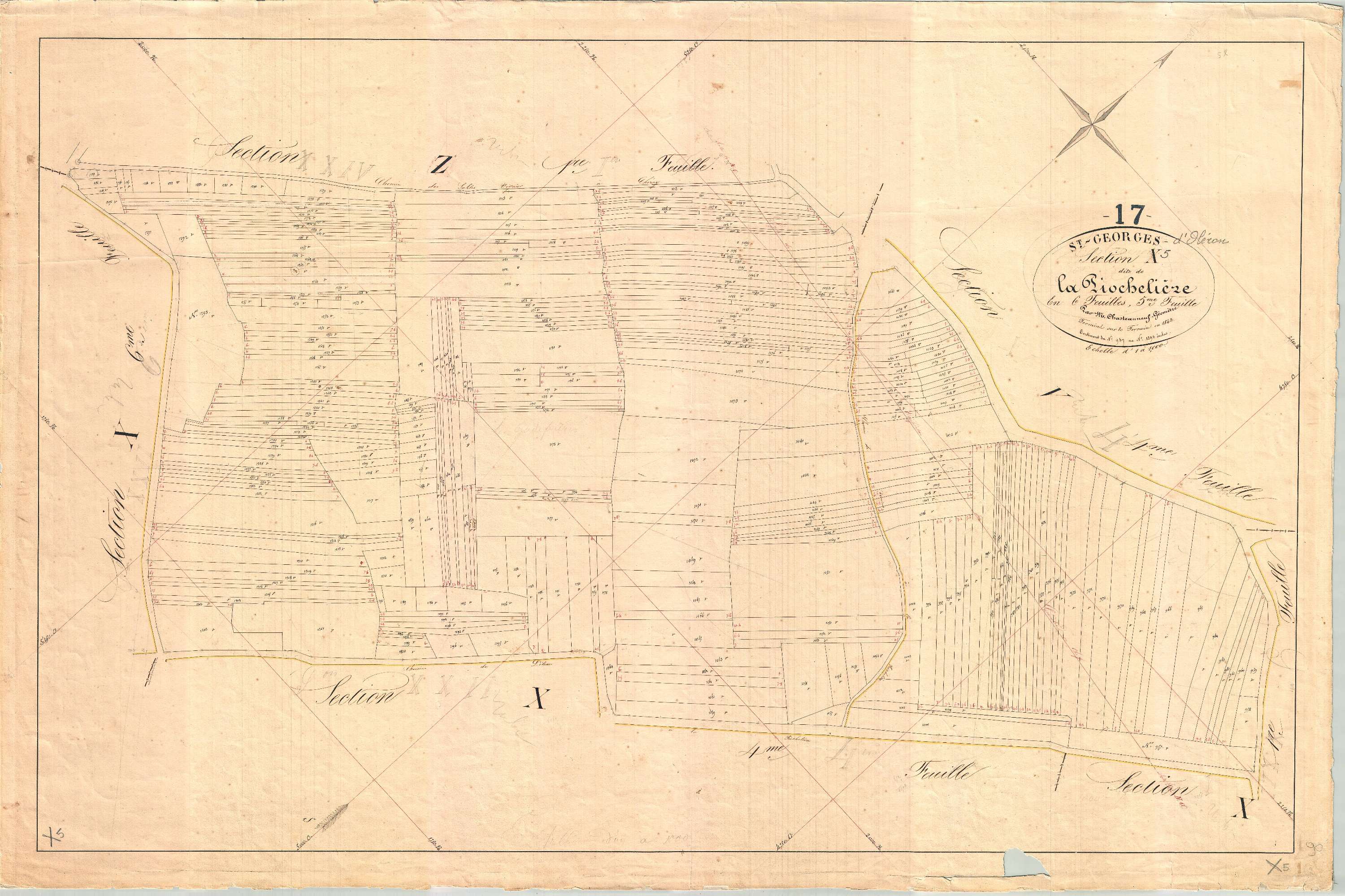 Saint-Georges-d'Oléron - Section X5 dite de la Pochelière.