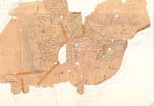 Saint-Georges-d'Oléron - Tableau d'assemblage. [document en très mauvais état]