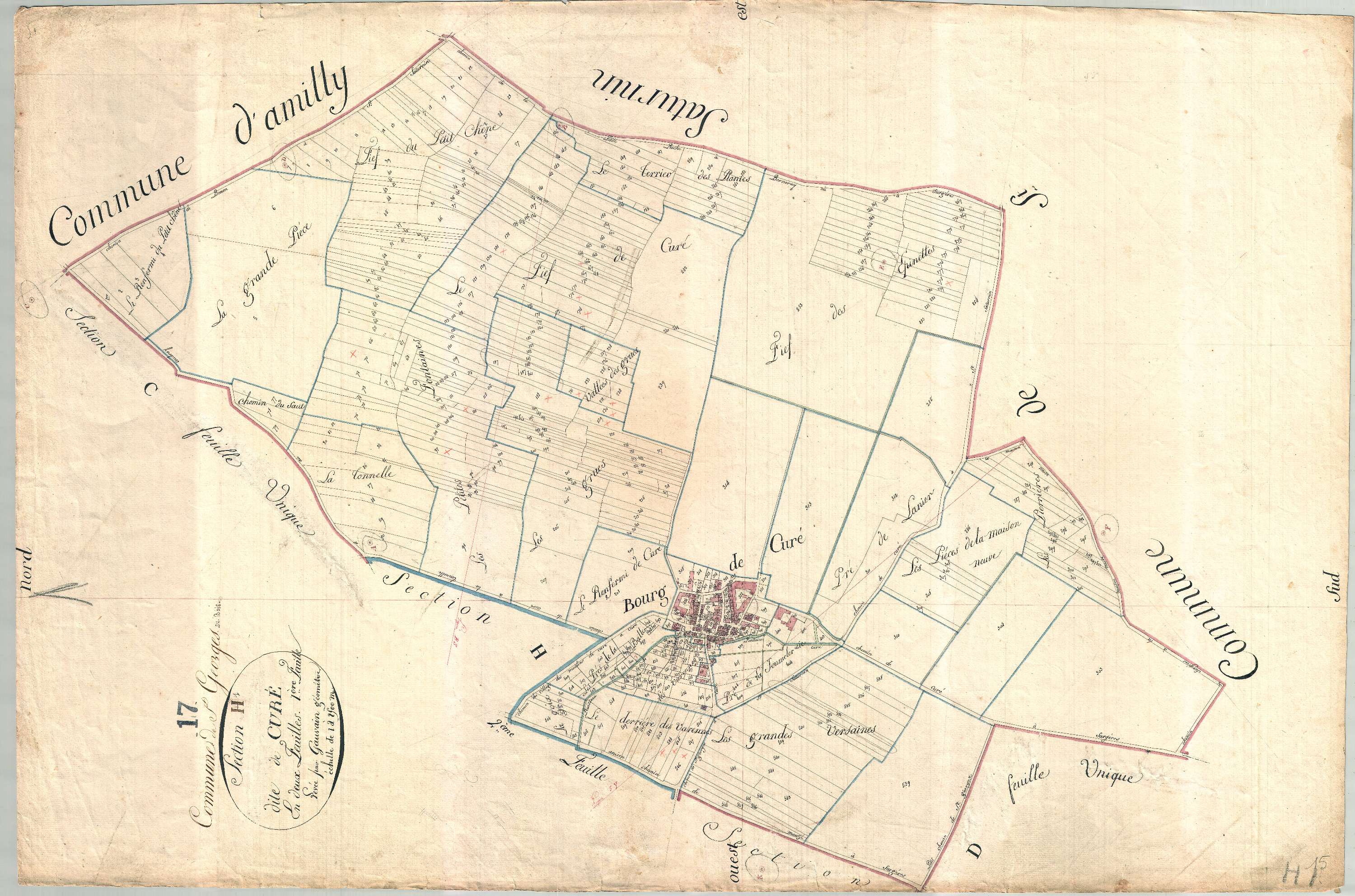 Saint-Georges-du-Bois - Section H1 dite de la Curé.