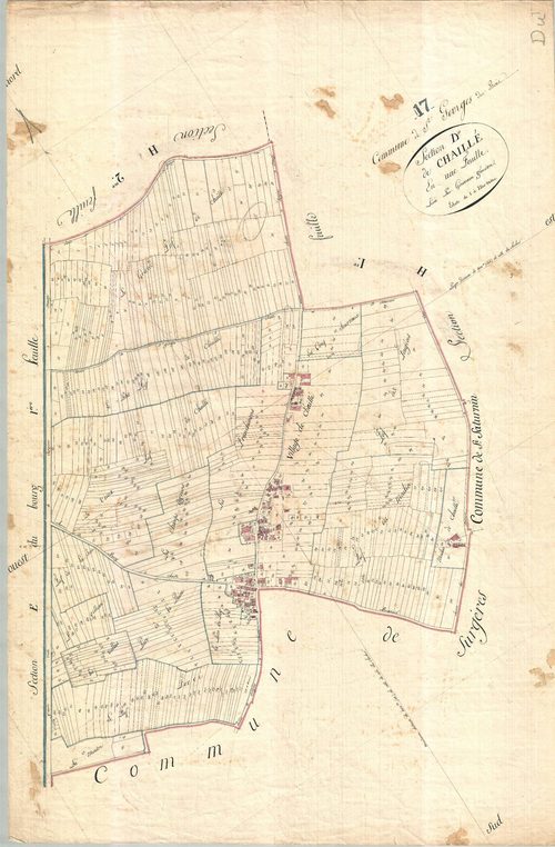 Saint-Georges-du-Bois - Section D dite de Chaillé.