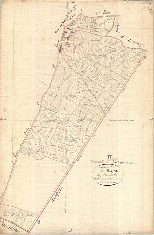 Saint-Georges-du-Bois - Section E1 dite du Bourg.
