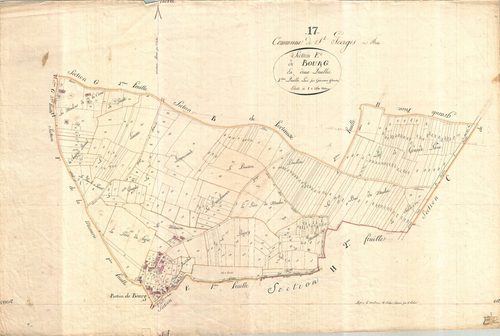 Saint-Georges-du-Bois - Section E2 dite du Bourg.
