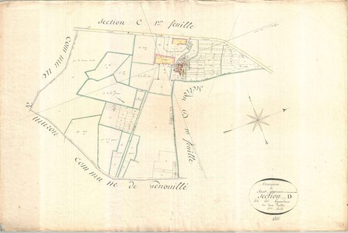 Saint-Germain-de-Marencennes - Section D2 dite des Bigaudières.