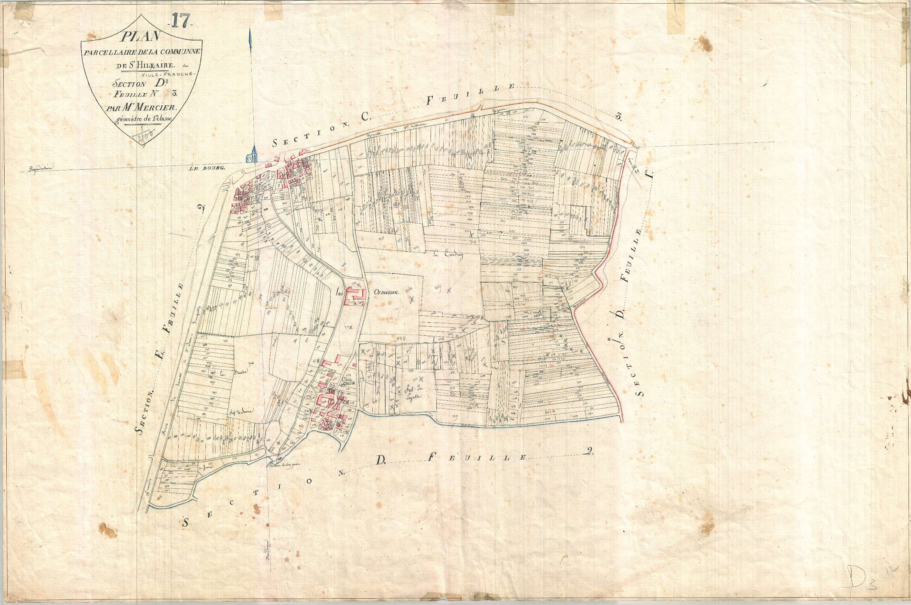Saint-Hilaire-de-Villefranche - Section D3 (sans nom).
