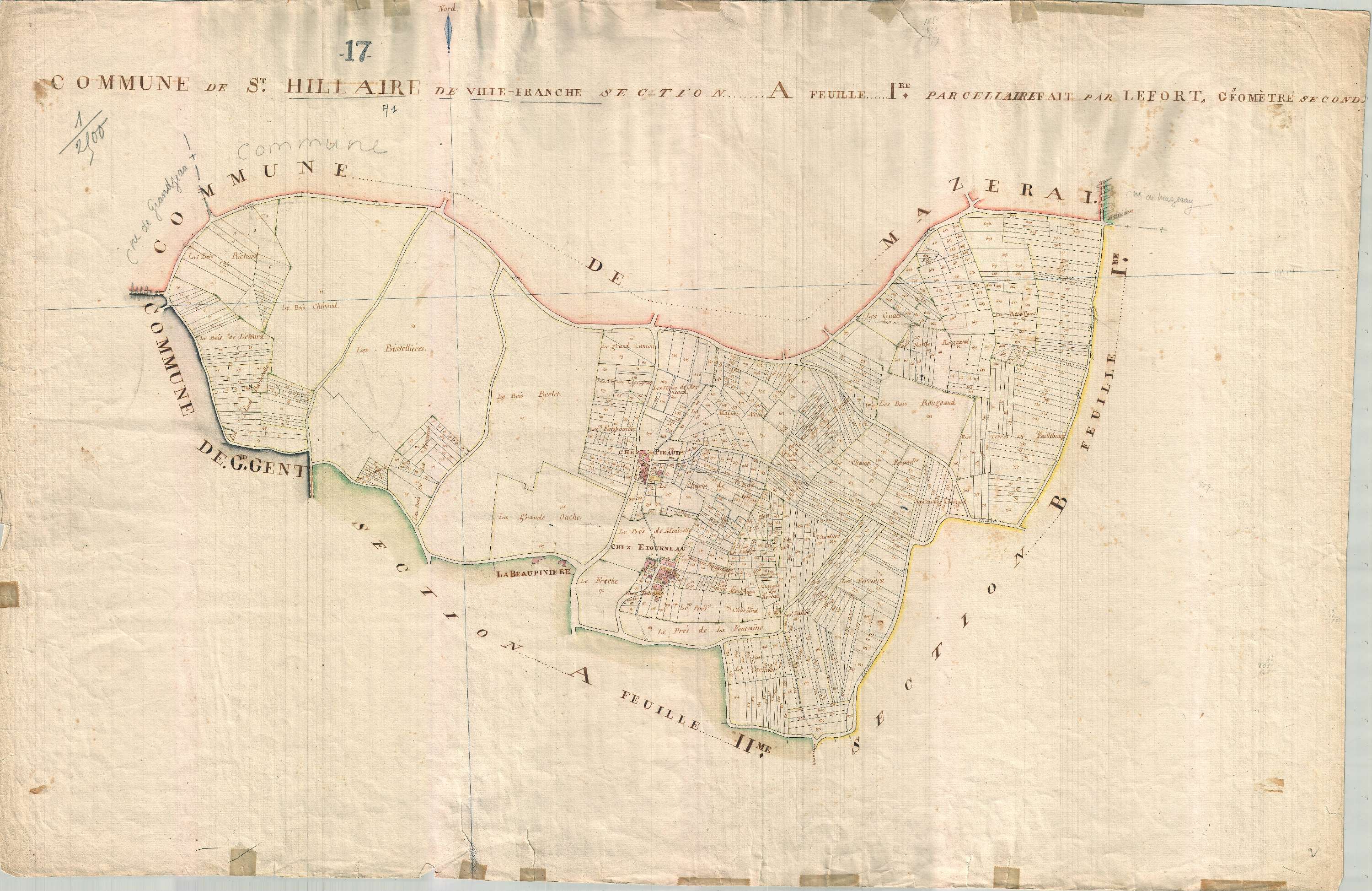 Saint-Hilaire-de-Villefranche - Section A1 (sans nom).