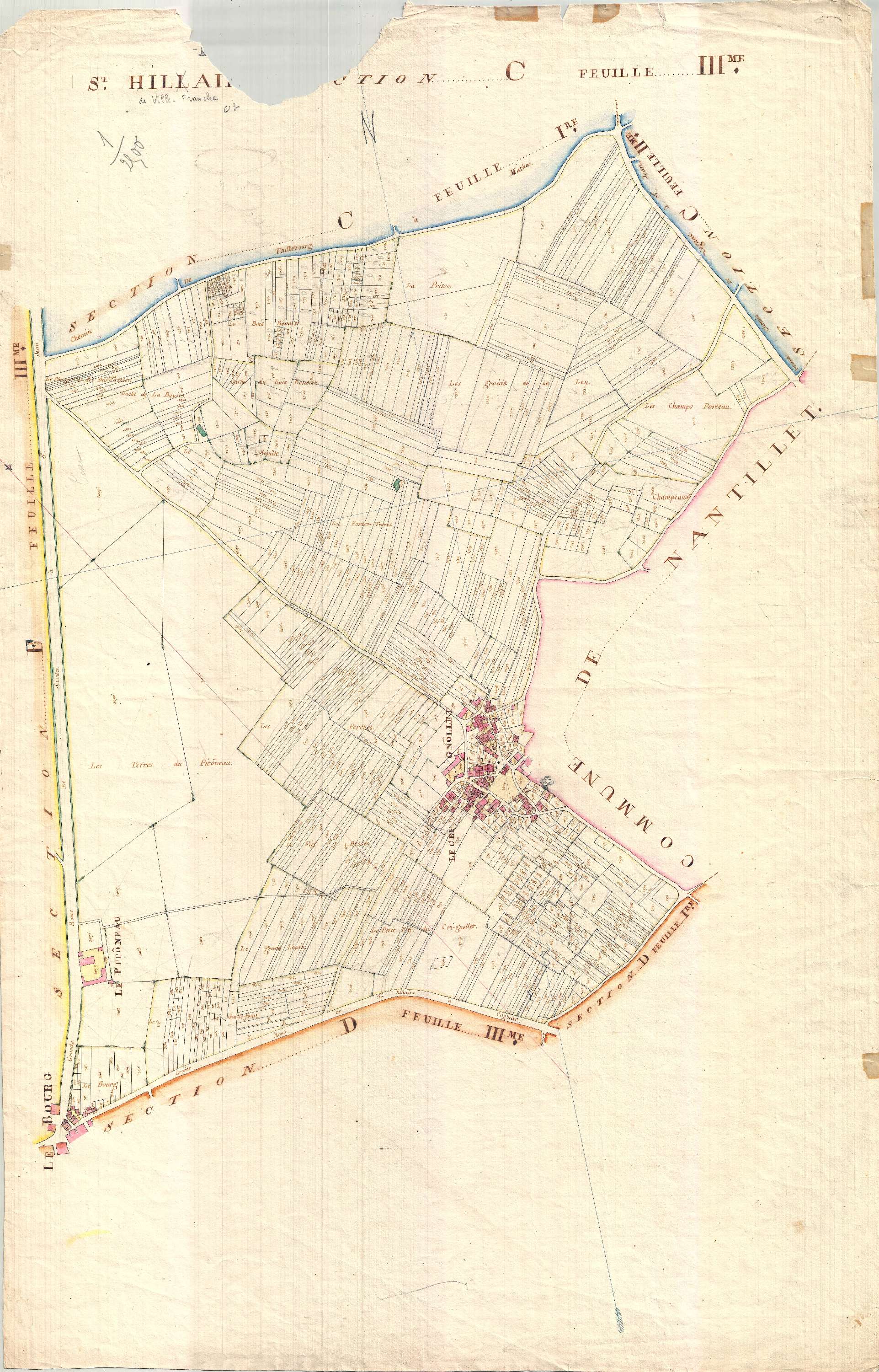 Saint-Hilaire-de-Villefranche - Section C3 (sans nom).