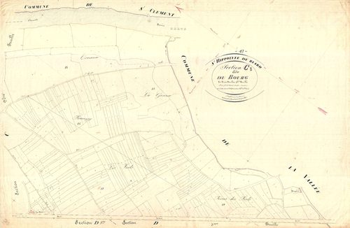 Saint-Hippolyte - Section C3 dite du Bourg.