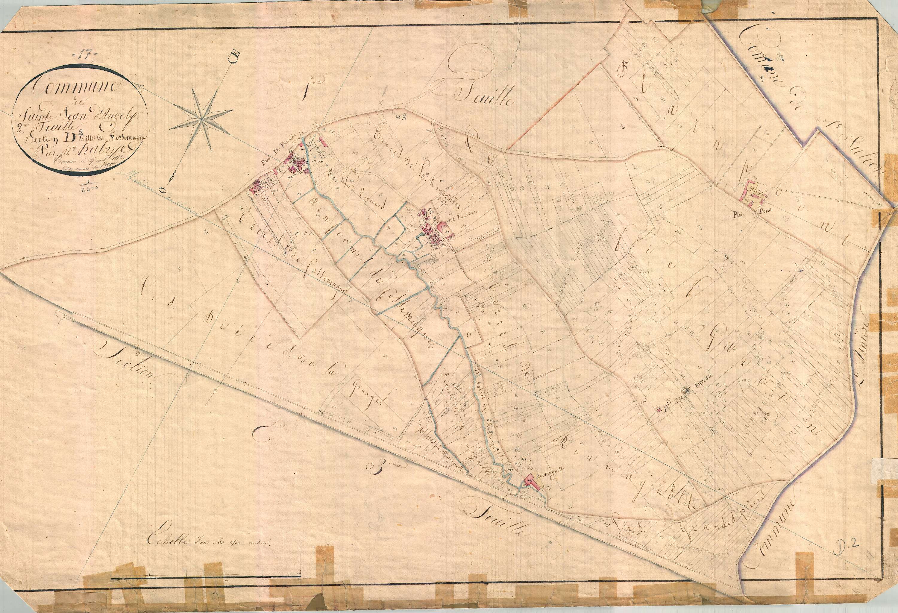 Saint-Jean-d'Angély - Section D2 dite de Fosse Magne.