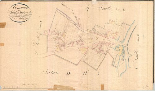 Saint-Jean-d'Angély - Section E2 dite d'Aunis et de Taillebourg.