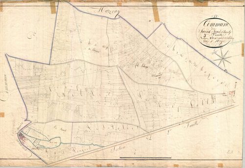 Saint-Jean-d'Angély - Section E3 dite d'Aunis et de Taillebourg.