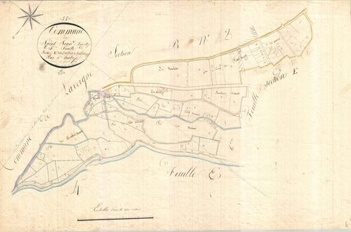 Saint-Jean-d'Angély - Section E5 dite d'Aunis et de Taillebourg.
