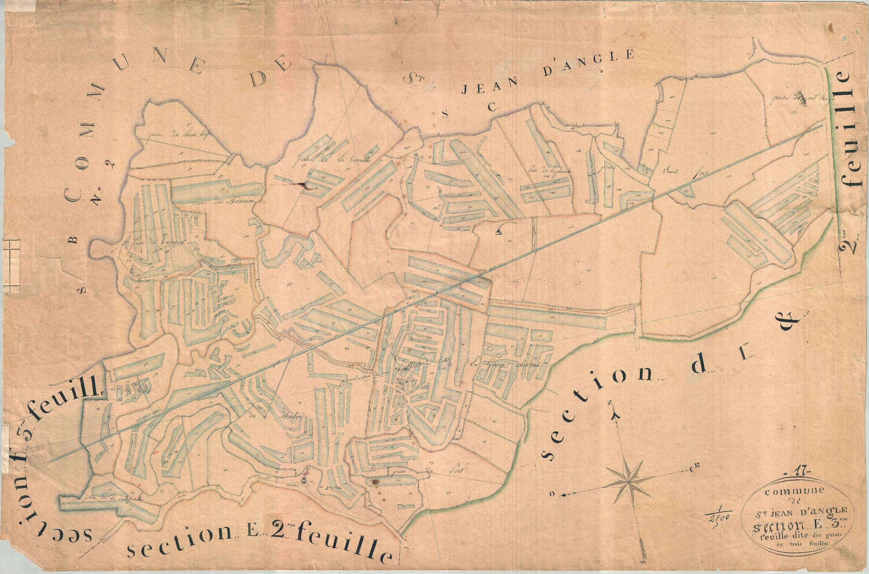 Saint-Jean-d'Angle - Section E3 dite des Garots.