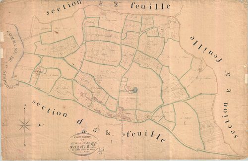 Saint-Jean-d'Angle - Section D1 dite du Bourg.