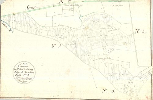 Saint-Jean-de-Liversay - Section B3 dite du Bourg.