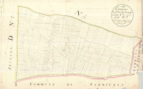 Saint-Jean-de-Liversay - Section C1 dite de Vazière.