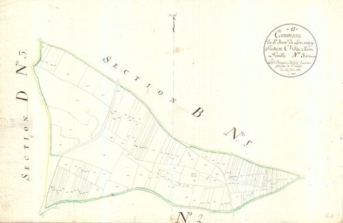 Saint-Jean-de-Liversay - Section C3 dite de Vazière.