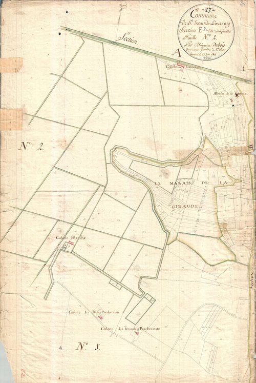 Saint-Jean-de-Liversay - Section E2 dite de Giraude.
