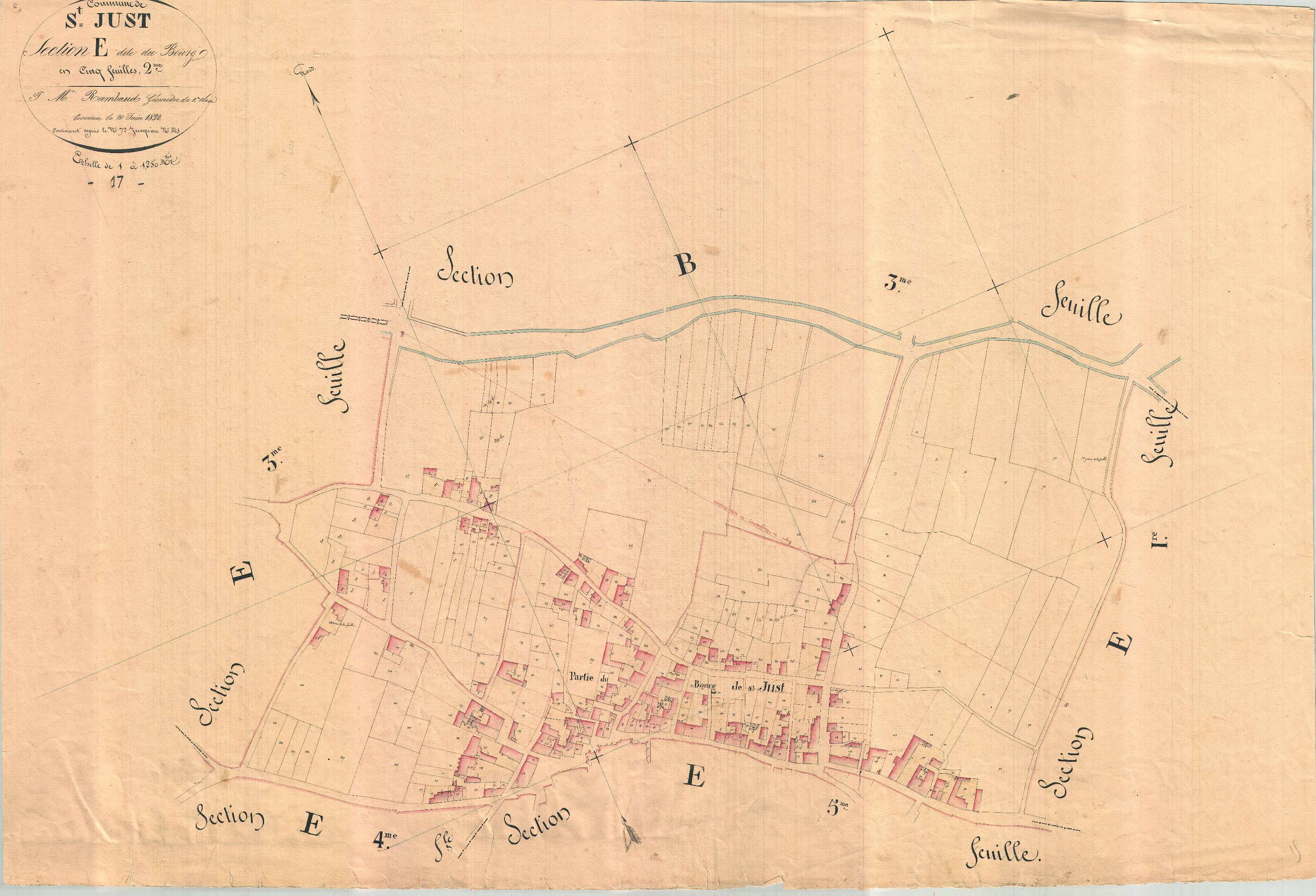 Saint-Just-Luzac - Section E2 dite du Bourg.